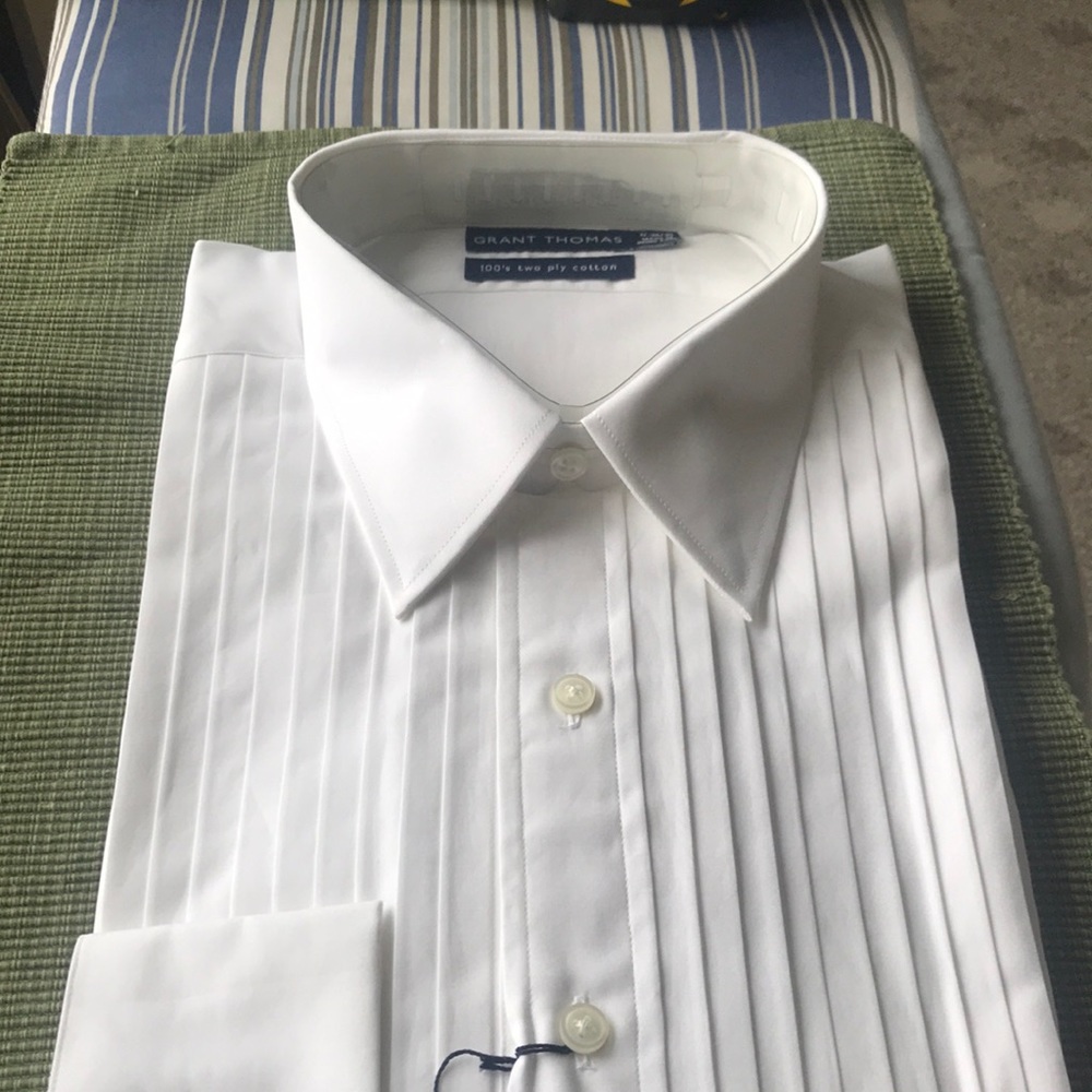Men’s tuxedo dress shirt